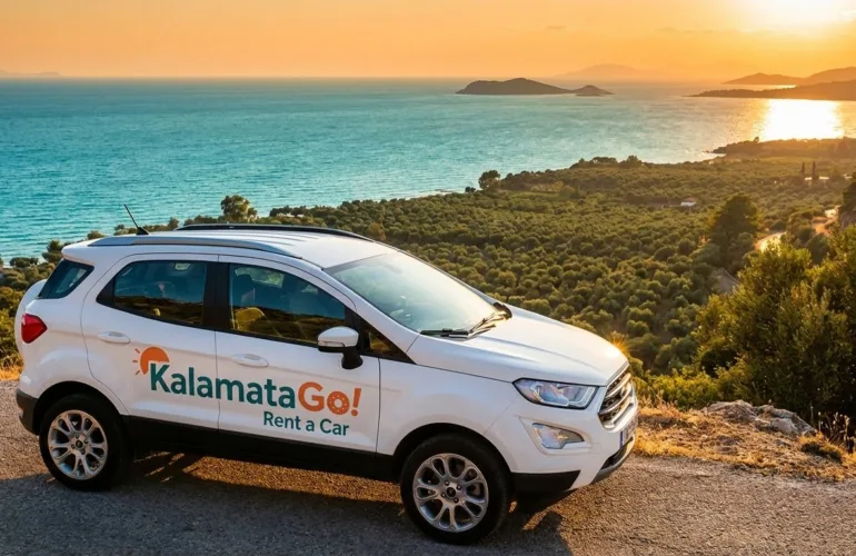 A highquality promotional 202601081140 Rent a car…and explore Stoupa with Kalamata Go!